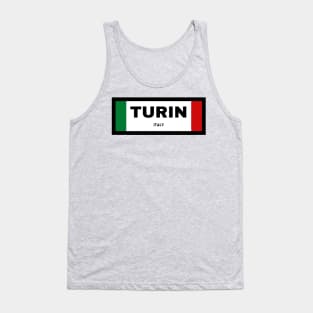 Turin City in Italian Flag Tank Top